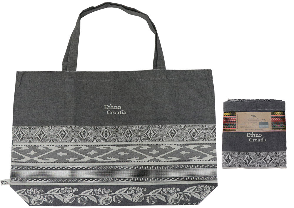 236991-EC Torba pamučna Ethno Croatia XXL 60x40 cm