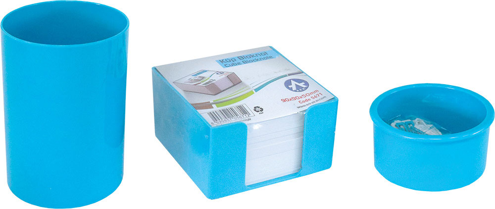 237209-EC Set uredski ARK Neo 3/1 pvc plavi P24 NETTO