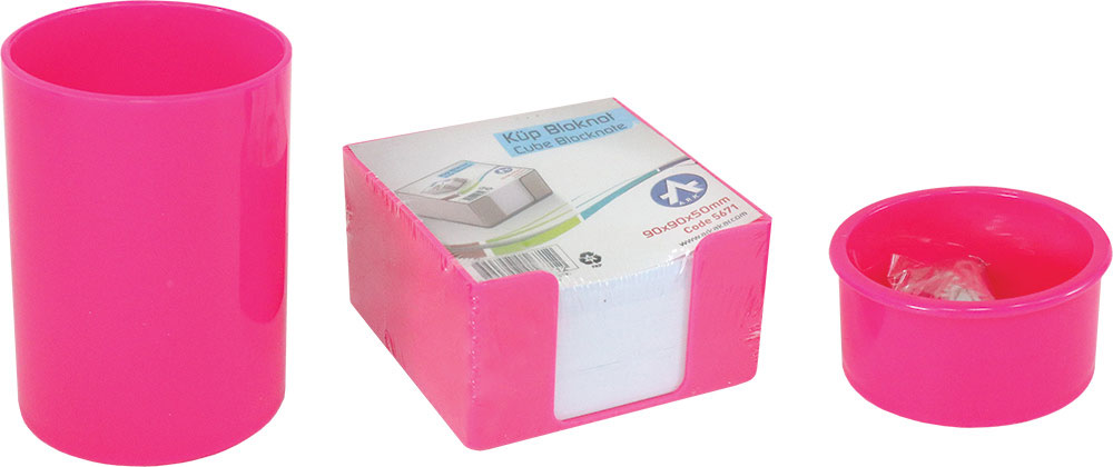 237210-EC Set uredski ARK Neo 3/1 pvc rozi P24 NETTO