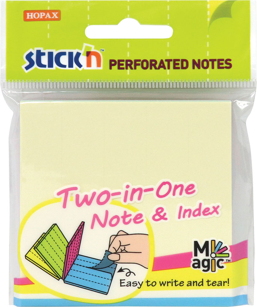 237332-EC Blok samolj. STICK'N 76x76 pastel sort 4 boje perforirani 80L 21838 P12/216