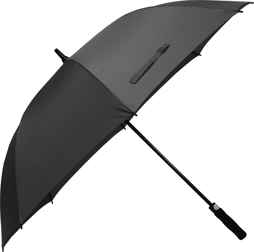 237576-EC Kišobran Orion golf autom. crni 8-panelni P12/48
