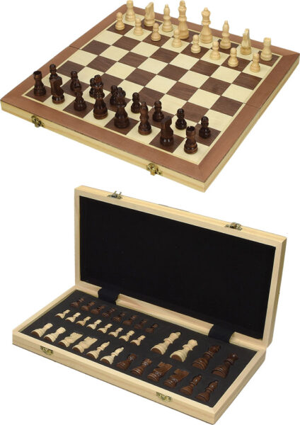 237604-EC Igra društvena šah GRAND u drv. kutiji 38x19x5 cm P1/10