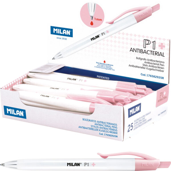 Kemijska olovka Milan P1 Antibacterial crvena