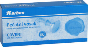 237870-EC Vosak pečatni crveni S-10 za toplo pečaćenje  Karbon 10/1 P50