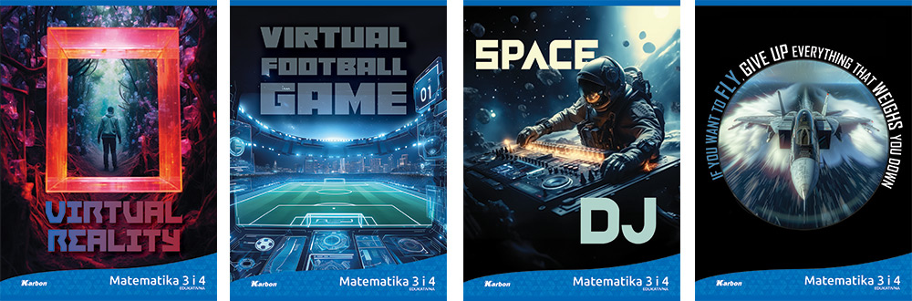 237962-EC Bilježnica Matematika 3 i 4 KARBON MIX DEČKI  P10/60