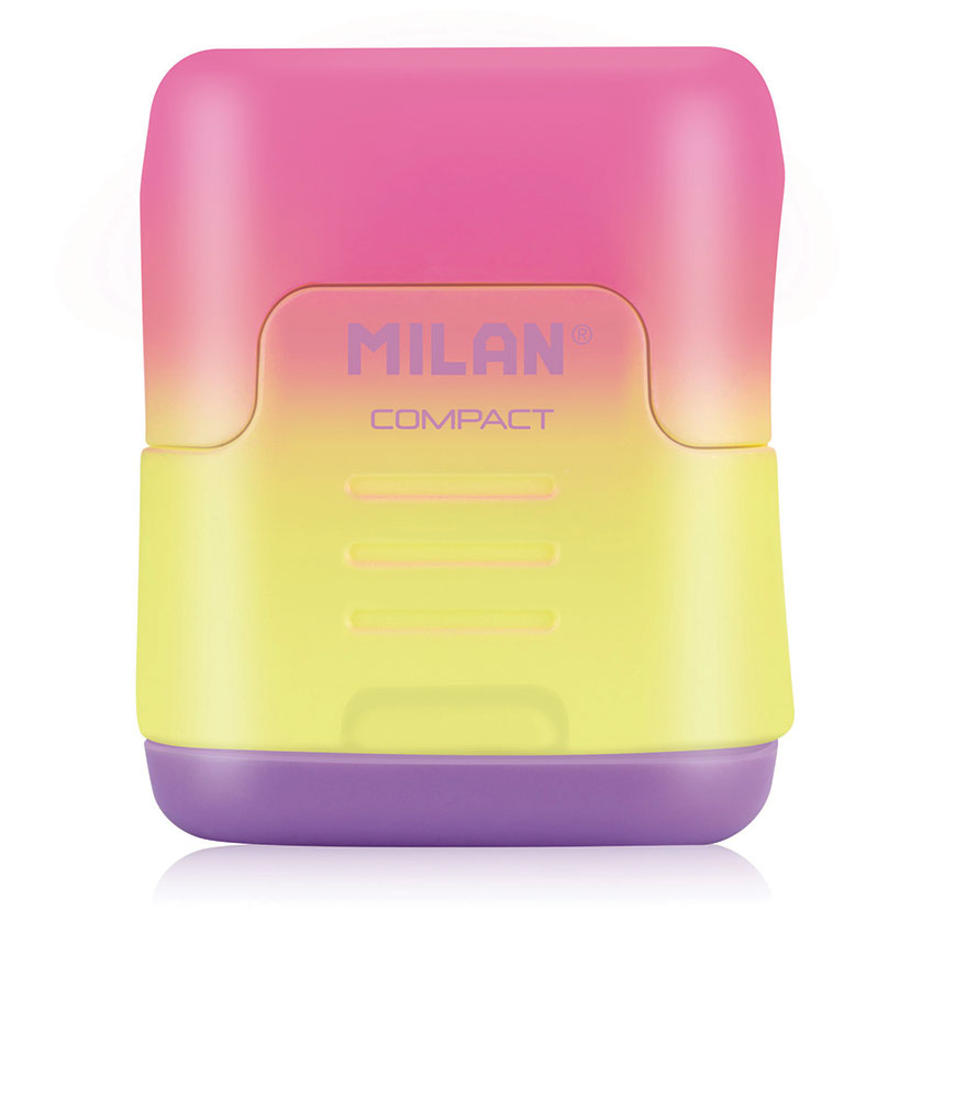 237997-EC Šiljilo plastično 2 rupe MILAN Compact Sunset sort display P24/288