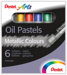 Uljne pastele 6/1 PHN-M6 Metalic Pentel