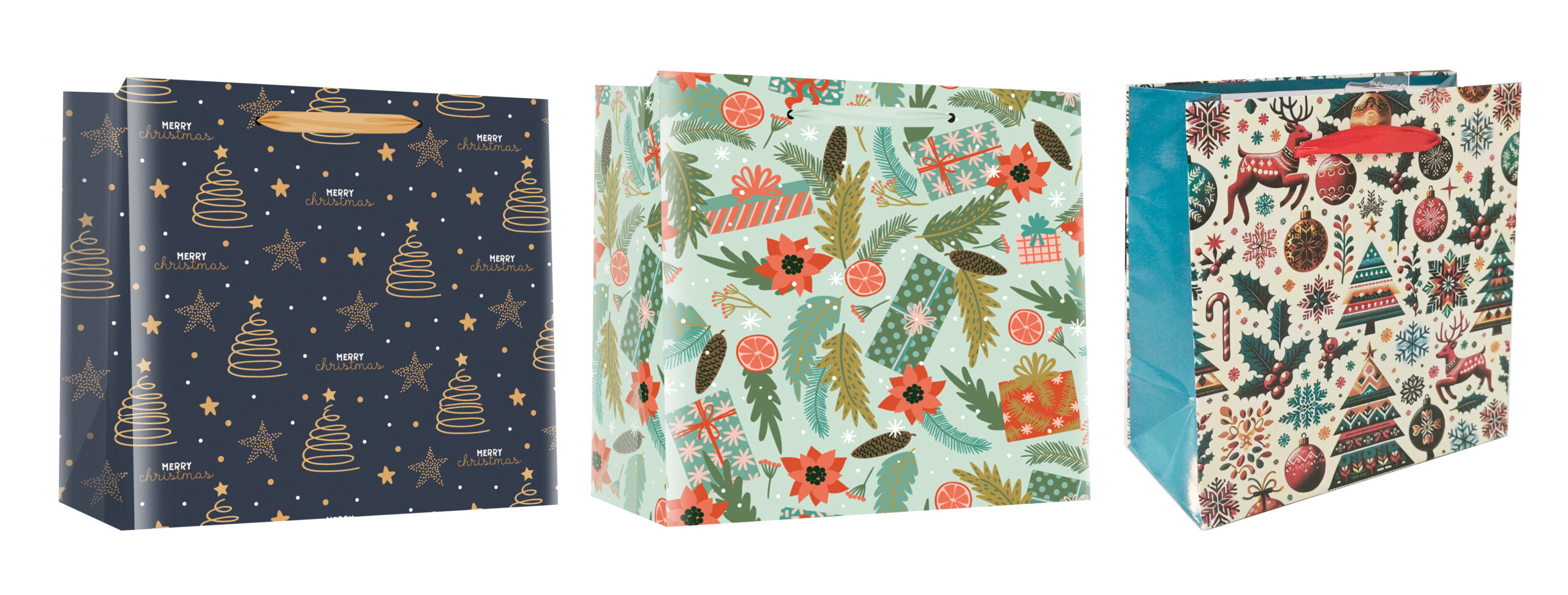 238589-EC Vrećica S božićna mat 14x14x6,5 cm 71131 P12/480