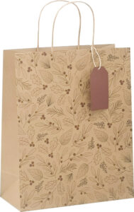 238625-EC Vrećica L natron božićna ekskluziv 32x26x12 cm 77532 P12/120