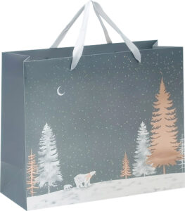 238628-EC Vrećica XL natron horiz božićna ekskluziv 44x32x11 cm 77535 P12/120