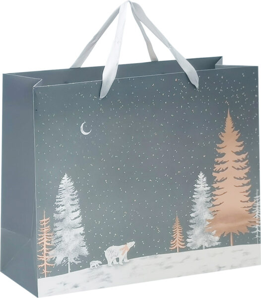 238628-EC Vrećica XL natron horiz božićna ekskluziv 44x32x11 cm 77535 P12/120