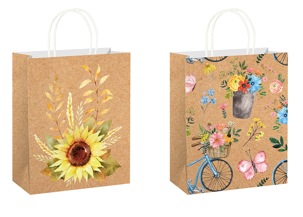 238638-EC Vrećica L natron 150g Flowers 26,5x33x13cm 77541 P12/120