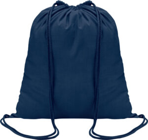 238732-EC Vrećica sa vezicom pamučna Color plava navy 37x41 cm 100g/m2 P200