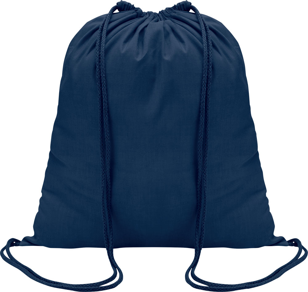 238732-EC Vrećica sa vezicom pamučna Color plava navy 37x41 cm 100g/m2 P200