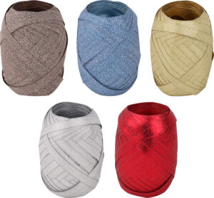 Traka 6,5mmx20m (jaje), glitter mix 5 boja od 24 kom u kutiji P24/264