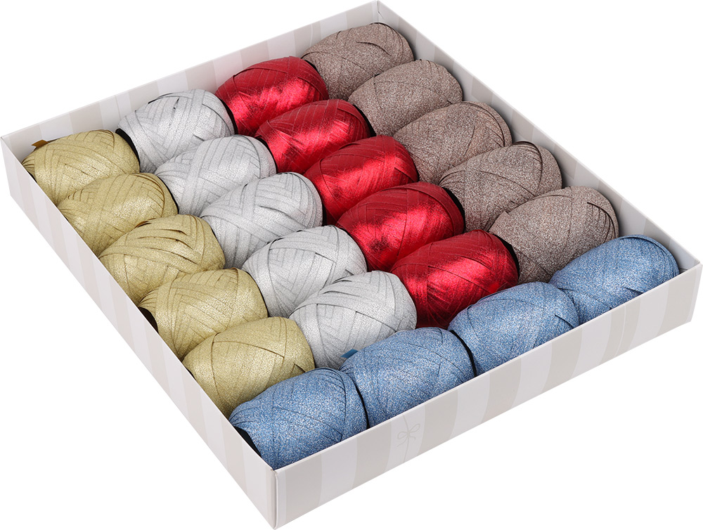 238749-EC Traka 6,5mmx20m (jaje), glitter mix 5 boja od 24 kom u kutiji P24/264