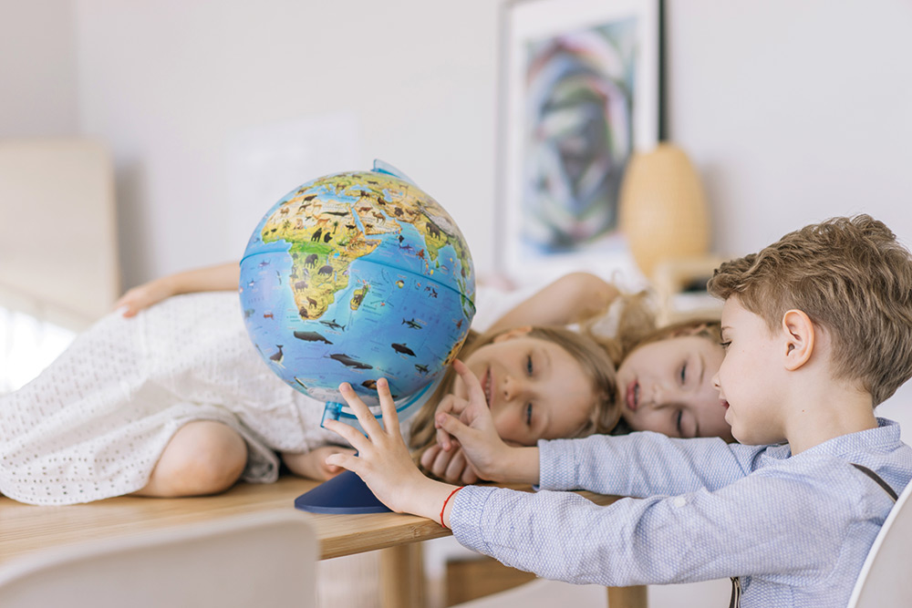 238757-EC Globus 25cm Alaysky's ZOO dječji, LED svijetlo, HRV, IQ App P4