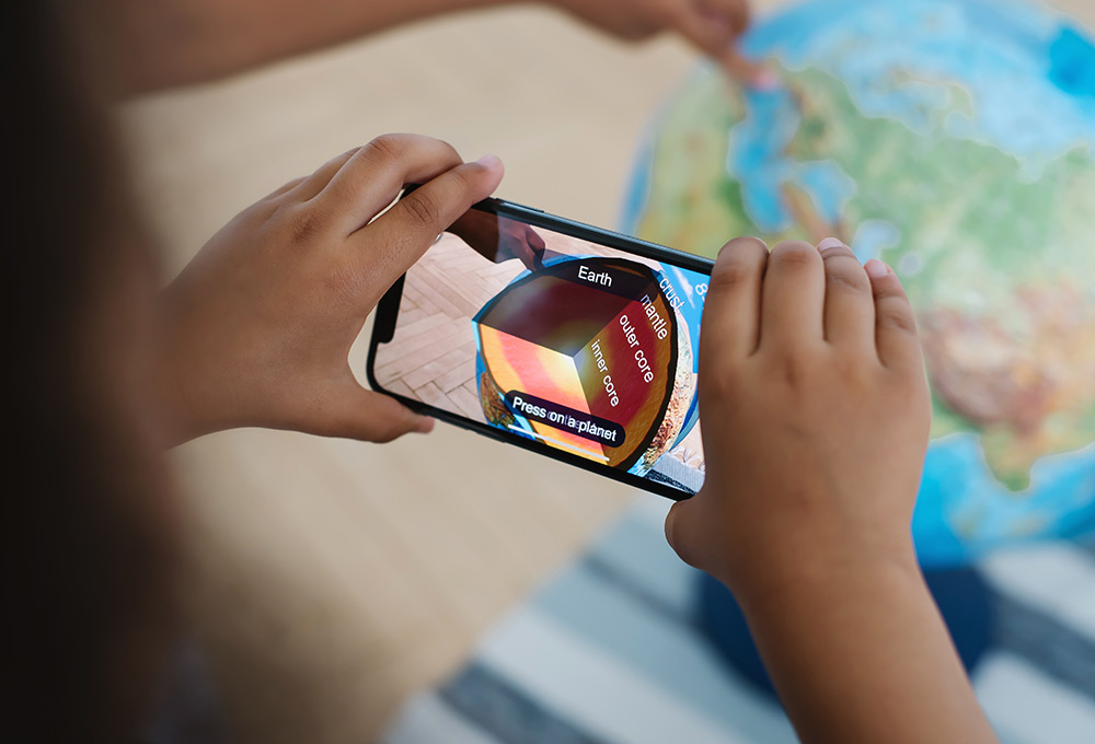 238758-EC Globus 32cm Alaysky's LED svijetlo, HRV  noćna mapa svijetla, IQ App P4