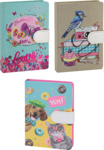 238852-EC Notes CREATIVE sa magnetnim zatvaranjem 14,5x9 cm sort P96 NETTO