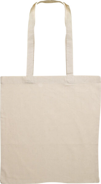 238861-EC Torba shopping pamučna 140g Cottonel bež duga ručka, 38x42x0,2cm P200