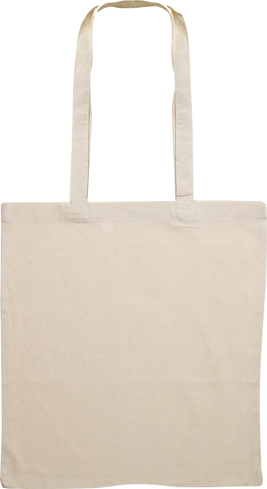 238861-EC Torba shopping pamučna 140g Cottonel bež duga ručka, 38x42x0,2cm P200