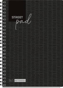 239006-EC Blok kolegij A5/D STREET PAD BLACK 100L 67135 P30