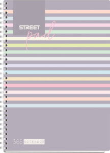 239013-EC Blok kolegij A4/D STREET PAD STRIPES 100L 67149 P15