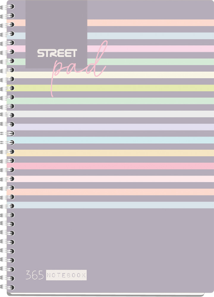 239013-EC Blok kolegij A4/D STREET PAD STRIPES 100L 67149 P15