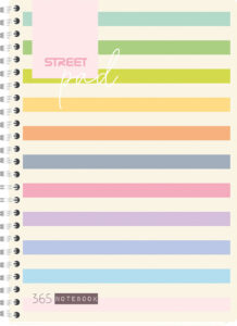 239016-EC Blok kolegij A5/K STREET PAD STRIPES 100L 67152 P30