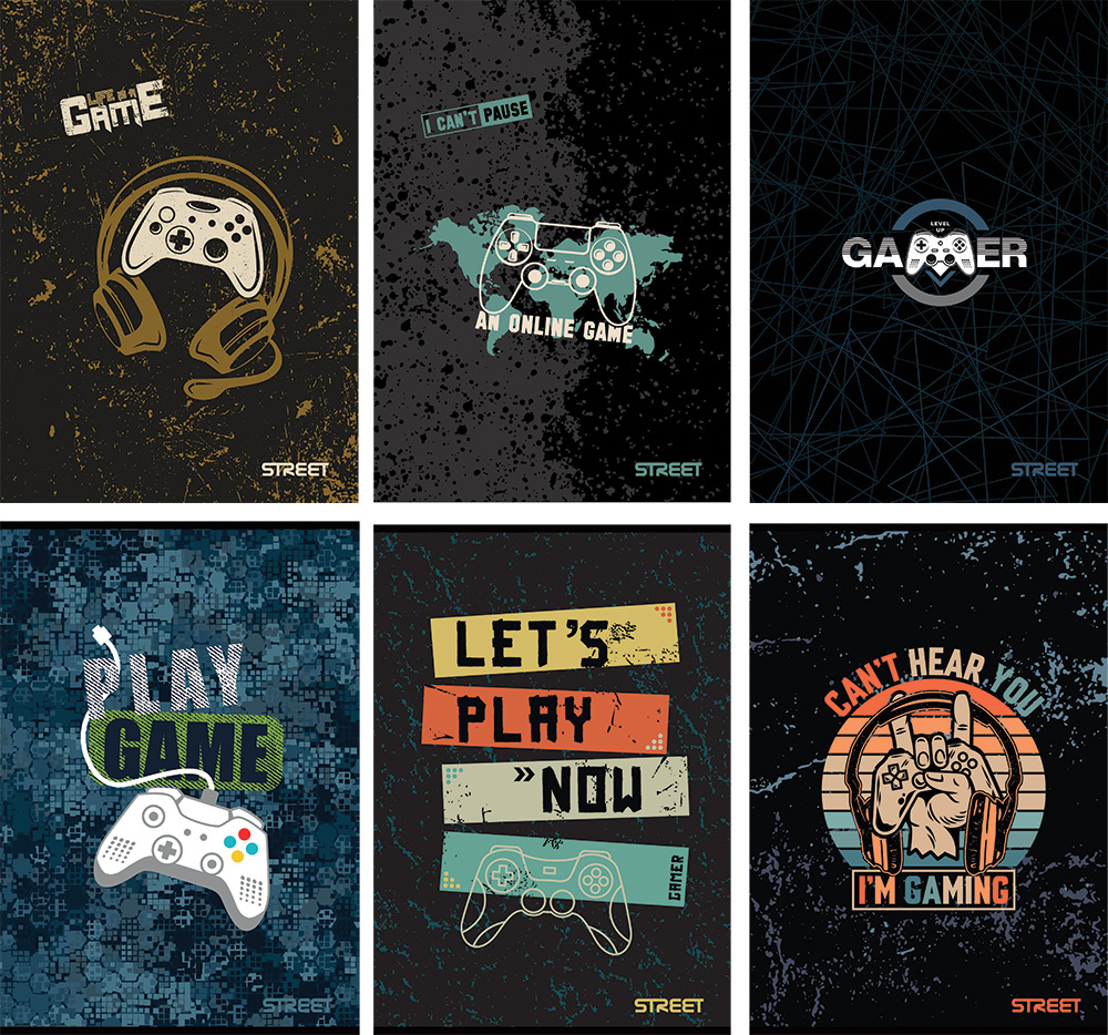 239597-EC Bilježnica A4/K Street GAMING 54l 65442 P10/60 NETTO