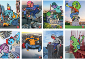 239602-EC Bilježnica A4/K Pigna Fancities P10/60 NETTO