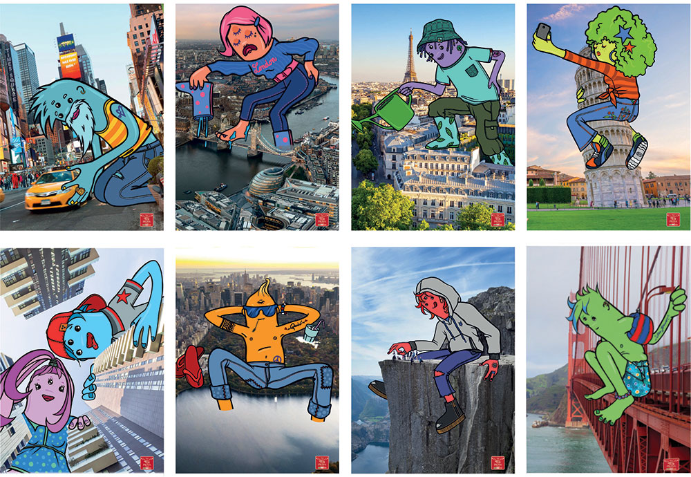 239602-EC Bilježnica A4/K Pigna Fancities P10/60 NETTO