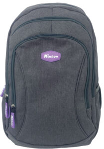 Ruksak 3 zip Grey Girl Karbon Netto