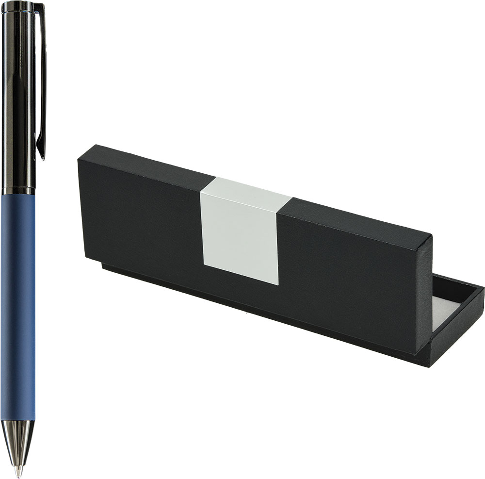 240260-EC Set pisaći Wellington Stamford ol.kem. plava u poklon kutiji P1/100