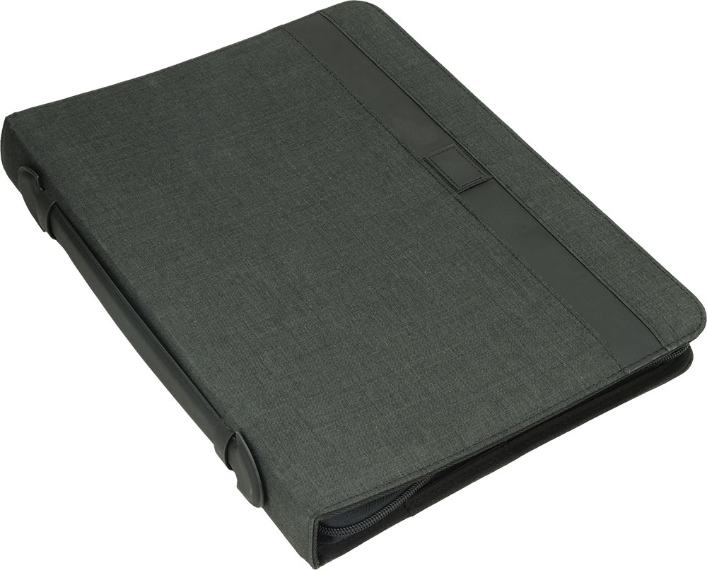 240304-EC Mapa poslovna A4 VERTIGO siva s metalnim mehaniznom, 20-listni blok  P1/18