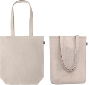 240410-EC Torba shopping 200g od konoplje bež 38x10x42cm