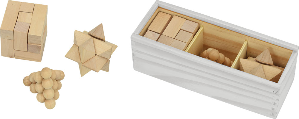 240432-EC Igra edukativna BRAIN 3D set drvenih puzzli u drvenoj kutiji 20,7x7,7x6,9cm
