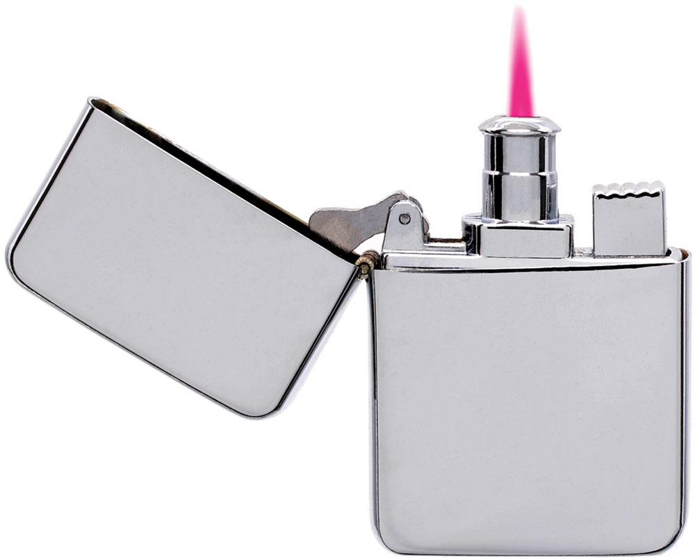 240454-EC Upaljač Atomic metalni Baltic turbo srebrni P1/240