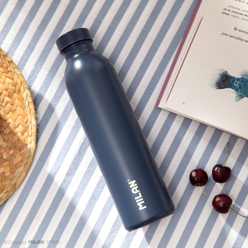 240949-EC Boca za vodu MILAN Serija 1918 plava 591ml, isotermalna, nehrđajući čelik P12