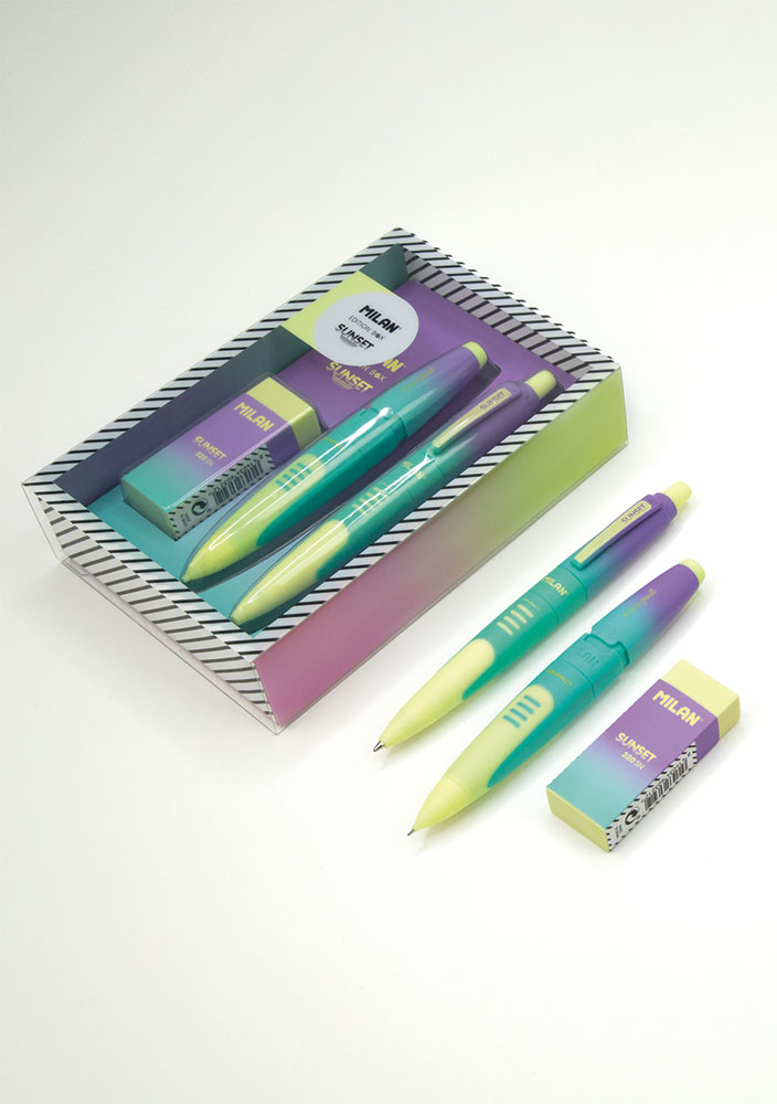 240971-EC Poklon set MILAN Sunset (ol.kem.,ol.tehn.,gumica+šiljilo) P16