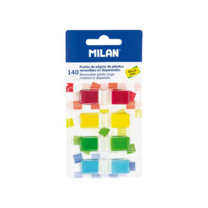 240974-EC Zastavice označ.MILAN transp.sa nosačem 140kom, 4boje 45x12mm 4111604 P24/288