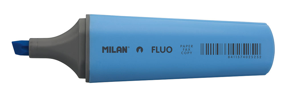 240995-EC Signir MILAN Fluo 4.8mm kosi vrh plavi P12/432