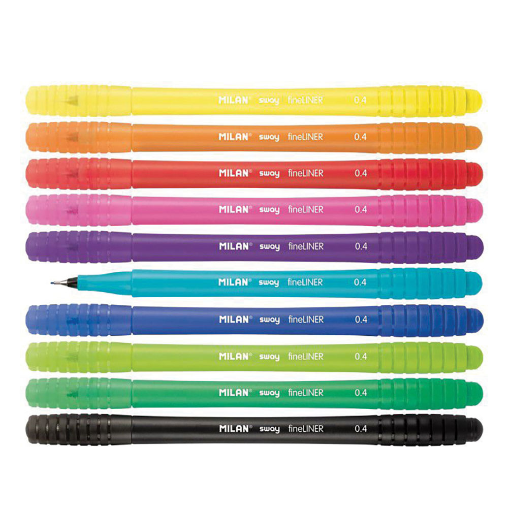 240997-EC Flomaster fineliner MILAN 0,4 SWAY set 10 boja P7/126