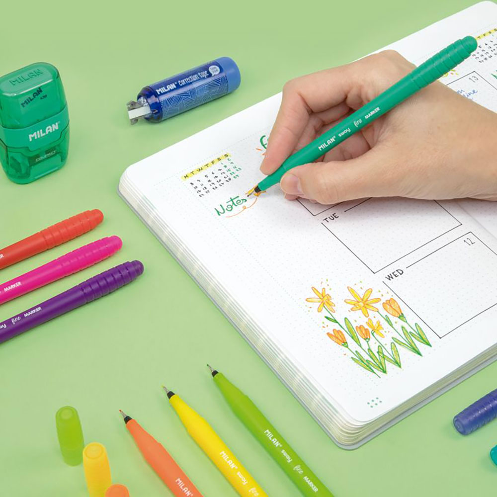 240997-EC Flomaster fineliner MILAN 0,4 SWAY set 10 boja P7/126