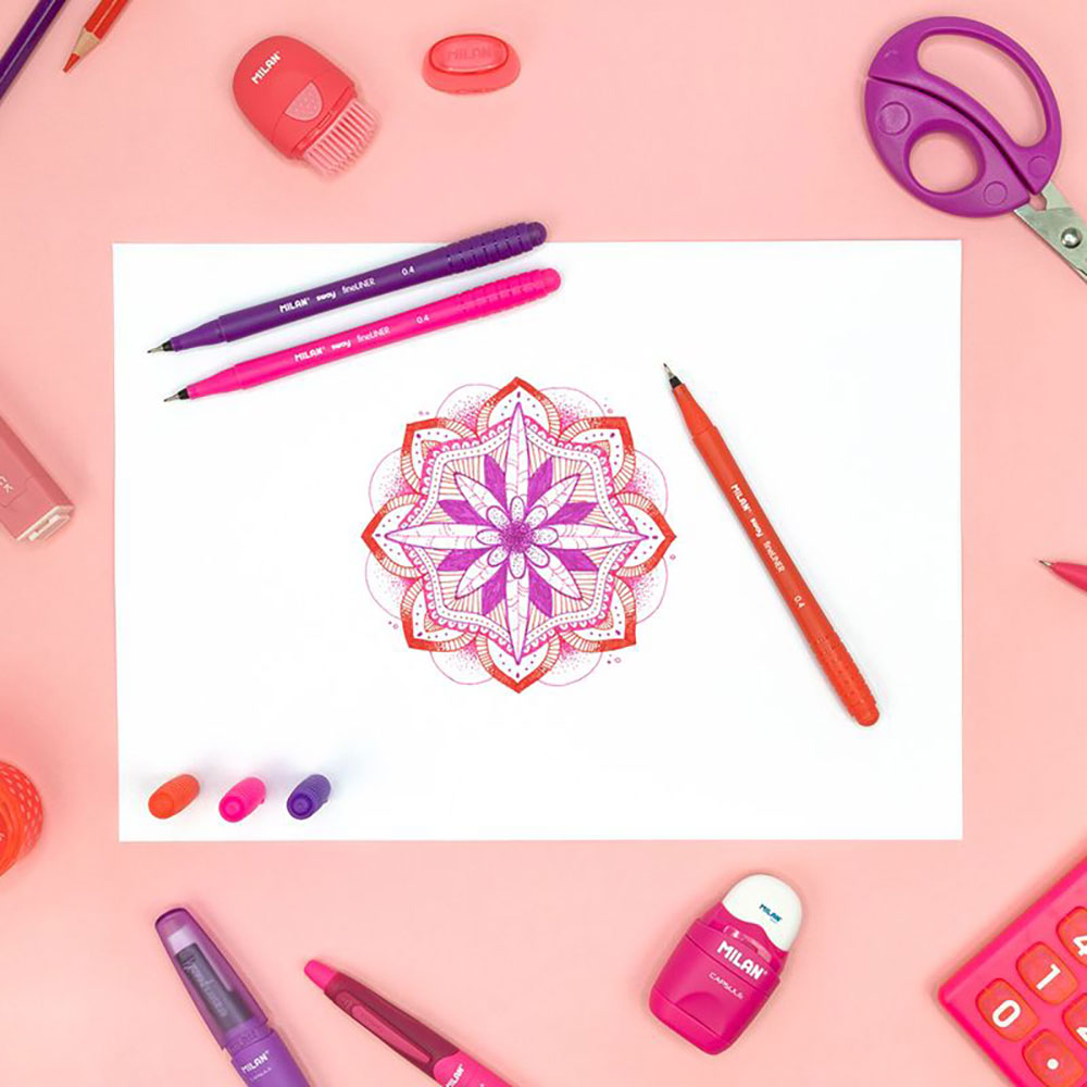 240997-EC Flomaster fineliner MILAN 0,4 SWAY set 10 boja P7/126