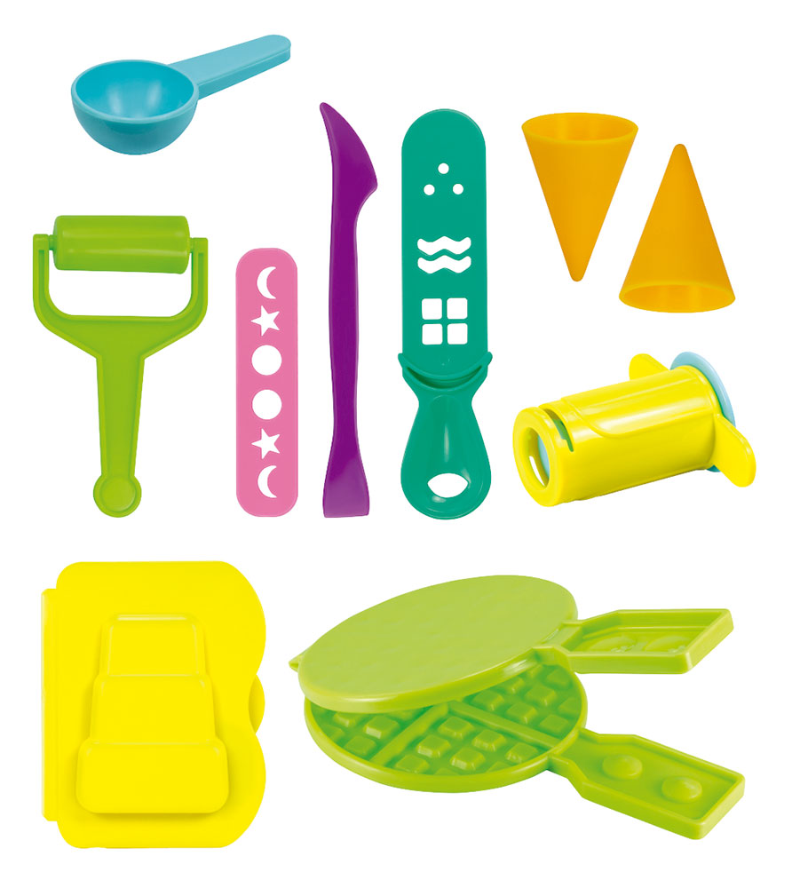 241002-EC Plastelin MILAN Soft Dough Ice Creams&Waffles set 6 boja X 59g P6