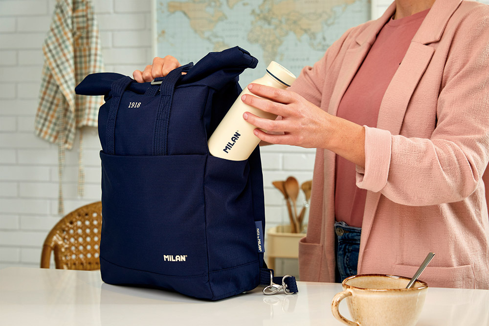 241046-EC Ruksak MILAN 1918 Rollup 10lit plavi P10