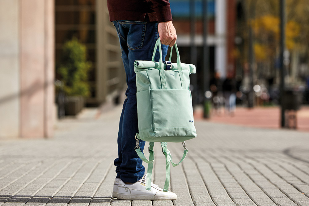 241047-EC Ruksak MILAN 1918 Rollup 10lit mint zeleni P10