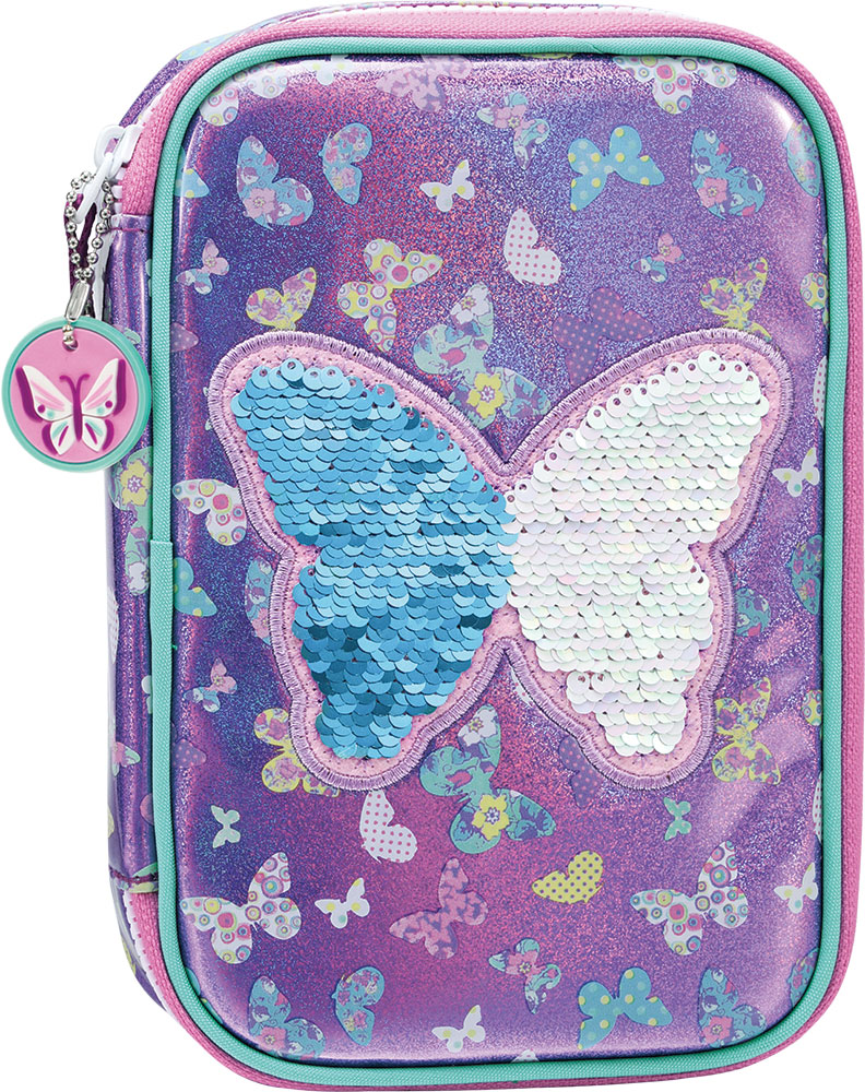 241176-EC Pernica jednostruka multi TIGER FAMILY SparklingButterfly prazna P24 NETTO