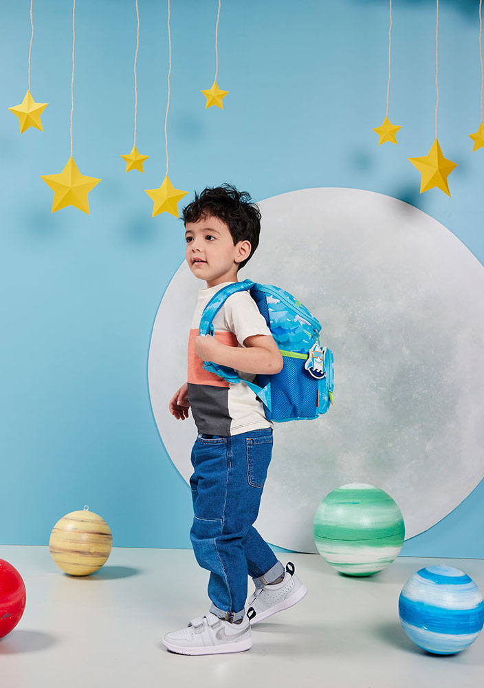 241184-EC Ruksak vrtićki TIGER FAMILY Little Travelers Blue Aquarium P12 NETTO